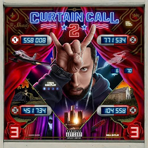 Eminem レコード 2個セット ベストアルバム Curtain Call Amazon.com: Curtain Call The Hits - Best Of Vol. 1 and Vol. 2